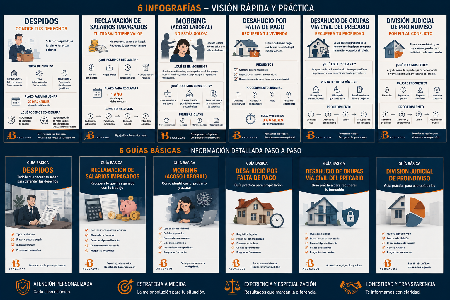 Colección de guías e infografías de IB Abogados