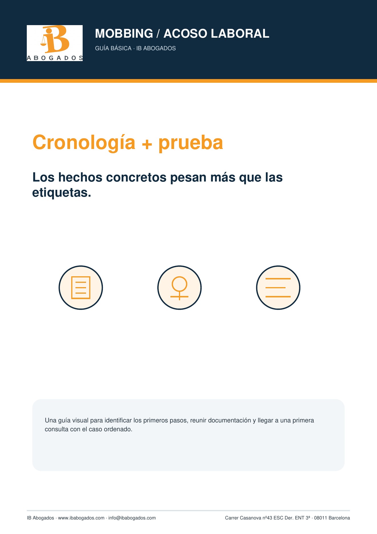 Portada de la guía de mobbing